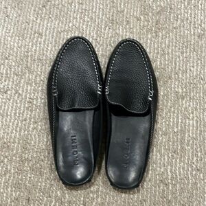 M.Gemi black loafer mules